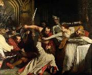 John Opie The Murder of Rizzio, by John Opie oil painting reproduction